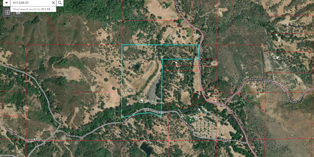 13095 Bottle Rock Road aerial