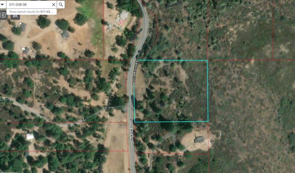 13130 Bottle Rock Road aerial